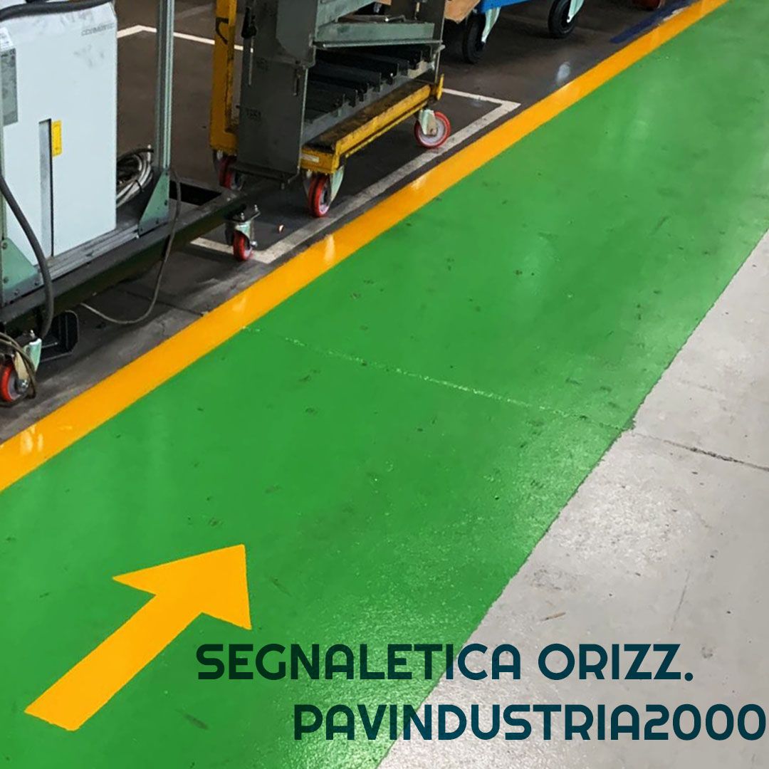 Segnaletica orizzontale su pavimenti - Pavindustria 2000